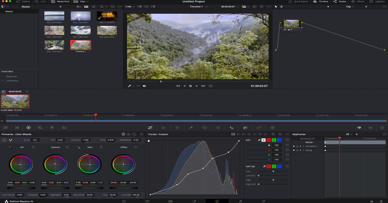 Advanced video color and timeline tools that can live in the browser for most published work.